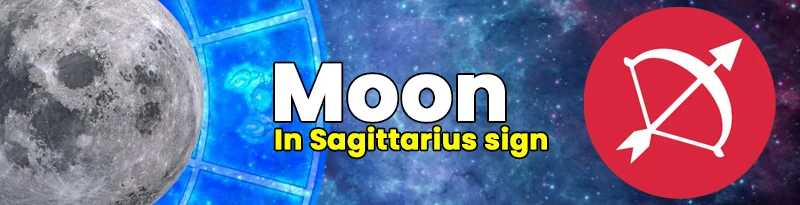 moon in Sagittarius sign